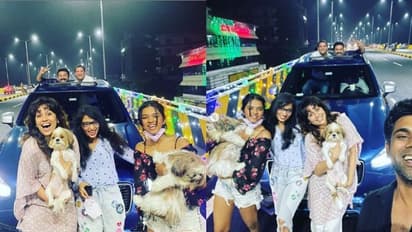 കുണ്ടന്നൂർ പാലത്തിലൂടൊരു രാത്രി യാത്ര; ഒപ്പം കൂടി പ്രാർഥനയും രഞ്ജിനിയും, ചിത്രങ്ങളുമായി ഇന്ദ്രജിത്ത്