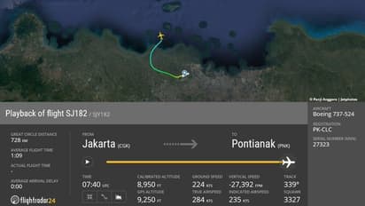 ജക്കാര്‍ത്ത വിമാനാപകടം; ബ്ലാക്ക് ബോക്സിന്‍റെ സ്ഥാനം കണ്ടെത്തി, അപകടം പൊട്ടിത്തെറിയാകാമെന്ന് സൂചന