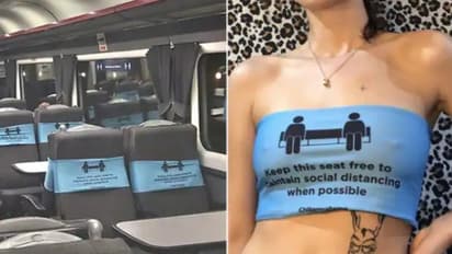 ട്രെയിനിലെ സീറ്റ് കവറെടുത്ത് ക്രോപ് ടോപ്പാക്കി വില്‍ക്കാന്‍ ശ്രമം; യുവതി പിടിക്കപ്പെട്ടു