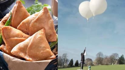 ബഹിരാകാശത്തിലേയ്ക്ക് സമൂസ അയച്ച് യുവാവ്; പിന്നീട് സംഭവിച്ചത്; വീഡിയോ