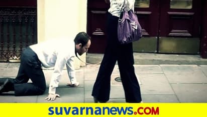 ನಾಯಿ ಬೆಲ್ಟ್ ಹಾಕಿ ಗಂಡನ ತಿರುಗಾಡಿಸುತ್ತಿದ್ದ ಹೆಂಡತಿಗೆ ಬಿತ್ತು 2 ಲಕ್ಷ ರೂ. ದಂಡ!