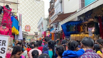திநகரில் களைகட்டிய ஷாப்பிங்..! அலைமோதும் மக்கள் கூட்டம்..!