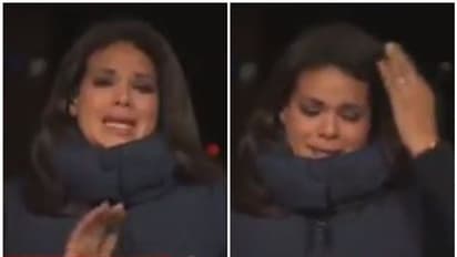 കൊവിഡ് കണക്കുകൾ പറയുന്നതി‌നിടെ വിങ്ങിപ്പൊട്ടി മാധ്യമപ്രവർത്തക; വെെറലായി വീഡിയോ