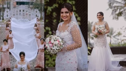 ഇന്ത്യയിലെ ഏറ്റവും നീളം കൂടിയ വെയില്; റോയല് ഗൗൺ ഒരുക്കിയത് ആറുമാസം കൊണ്ട്!