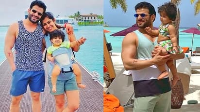 मम्मी की गोद में क्यूट स्माइल देती दिखी रमन भल्ला की बेटी, फैमिली के साथ इस जगह एन्जॉय कर रहा कपल