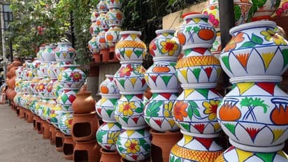 தமிழ்நாட்டில் பொங்கல் பானைகள்