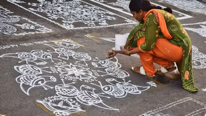 ఇంటి ముందు ముగ్గు ఎందుకు వేసుకోవాలి..?