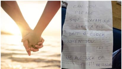 'സെക്സിനിടെ ഇങ്ങനെ അലറിവിളിക്കുന്നത് നിർത്തൂ...'; യുവതിക്കെതിരെ പരാതിയുമായി അയൽവാസികൾ