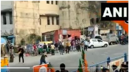 ഗോ ബാക്ക് മുദ്രാവാക്യം, കല്ലേറ്; ബിജെപി റോഡ് ഷോയില്‍ സംഘര്‍ഷം