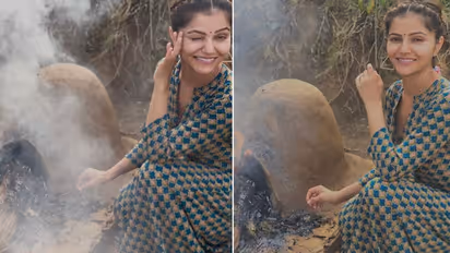 ग्लैमरस लाइफ छोड़ गांव में चूल्हे पर खाना बनाती है टीवी की छोटी बहू, जीतीं हैं देसी जिंदगी