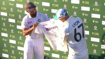 ഐതിഹാസിക പരമ്പര നേട്ടത്തിനിടയിലും ലിയോണിന് രഹാനെയുടെ സ്നേഹോപഹാരം; കയ്യടിച്ച് വിവിഎസ് ലക്ഷ്മണ്