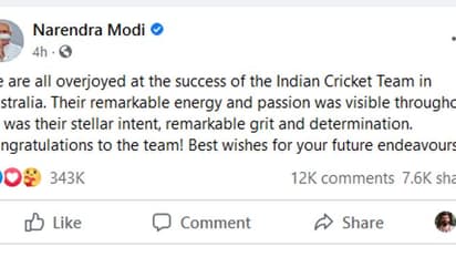 മോദി മുതല്‍ മോഹന്‍ലാല്‍ വരെ; ഗാബയിലെ ഓസീസ് കോട്ട തകര്‍ത്ത ടീം ഇന്ത്യക്ക് അഭിനന്ദനപ്രവാഹം