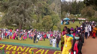 അവധി ദിനങ്ങളിൽ ഊട്ടിയിലേക്ക് ഒഴുകി സഞ്ചാരികൾ; കൊവിഡ് മാനദണ്ഡം പാലിക്കാൻ പാടുപെട്ട് അധികൃതർ
