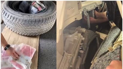 വാഹനത്തിന്റെ ടയറിലൊളിപ്പിച്ച് കടത്താന്‍ ശ്രമിച്ചത് 23 കിലോഗ്രാം മയക്കുമരുന്ന്; യുവാവ് പിടിയില്‍