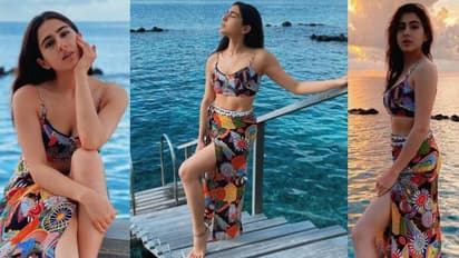 ബീച്ച്വെയറിൽ മനോഹരിയായി സാറ അലി ഖാന്; ചിത്രങ്ങള് വൈറല്