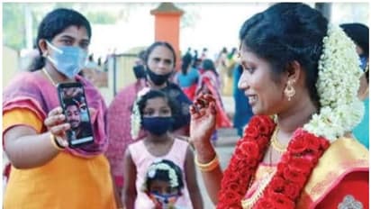 വരന് കൊവിഡ്; വധുവിന് സഹോദരി താലികെട്ടി