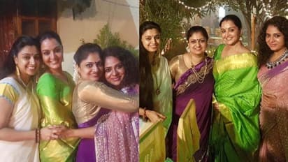 സാരിയിൽ സുന്ദരികളായി പ്രിയതാരങ്ങൾ; ‘ഗേൾസ് ഇത് ഓർമ്മയുണ്ടോ‘ന്ന് കൂട്ടുകാരികളോട് പൂർണിമ !