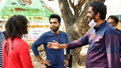 ‘மாநாடு’ பட நைட் ஷூட்டிங்கில் சிம்பு செய்த காரியம்... எஸ்.டி.ஆர்.   ரசிகர்களை மெர்சலாக்கிய போட்டோஸ்...!