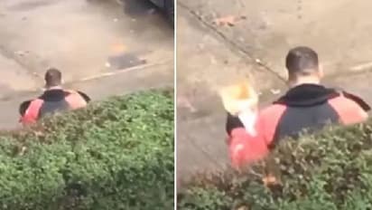 ഓര്ഡര് റദ്ദാക്കിയ ഡെലിവറി ബോയ് തന്നെ ഭക്ഷണം സ്വയം കഴിച്ചു; വൈറലായി വീഡിയോ