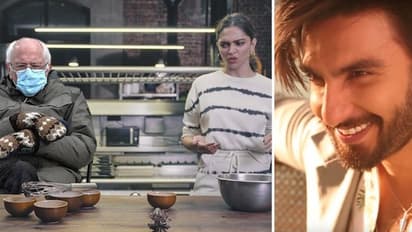 Deepika Padukone shares Bernie Sanders' meme, here's what hubby Ranveer Singh chimed in