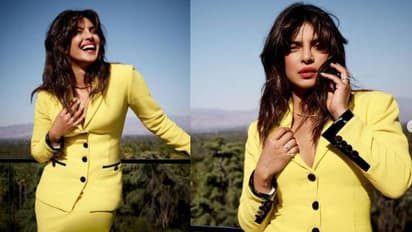 മഞ്ഞ സ്യൂട്ടില് സ്റ്റൈലിഷ് ലുക്കില് പ്രിയങ്ക ചോപ്ര; ചിത്രങ്ങള് വൈറല്