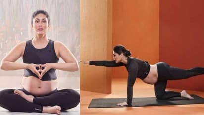 നിറവയറില് യോഗ ചെയ്യുന്ന കരീന കപൂര്; വൈറലായി ചിത്രങ്ങള്...