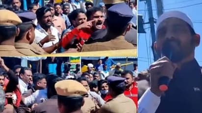 வேலூர் இப்ராகிமை ஓட ஓட கல்லால் அடித்த நாம்தமிழர்.. வேகவேகமாக பாதுகாப்பான இடத்திற்கு அழைத்துச் சென்ற பாஜகவினர்.