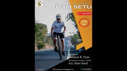 సోను సూద్ సేవలకు గుర్తింపుగా సైకిలిస్ట్ బిగ్ ట్రిబ్యూట్ !