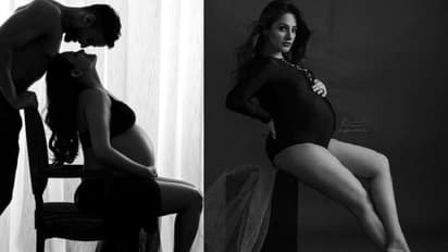 ഗര്ഭകാല ഫോട്ടോഷൂട്ട് ചിത്രങ്ങളുമായി നടി അനിതയും ഭര്ത്താവും