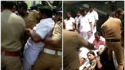 'സരിത ഉള്‍പ്പെട്ട തൊഴിൽ തട്ടിപ്പ് കേസ് സർക്കാർ അട്ടിമറിക്കുന്നു'; പ്രതിഷേധവുമായി യൂത്ത് കോണ്‍ഗ്രസ്