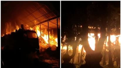 കൊല്ലത്ത് കയർ ഫാക്ടറിയിൽ വൻ തീപിടുത്തം; വാഹനമടക്കം കത്തിനശിച്ചു