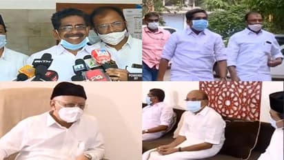 മുല്ലപ്പള്ളിയും മലങ്കര ഓർത്തഡോക്സ് വിഭാഗം നേതൃത്വവും പാണാക്കാടെത്തി ചർച്ച നടത്തി