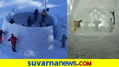 ಜಮ್ಮು-ಕಾಶ್ಮೀರದಲ್ಲಿ ದೇಶದ ಮೊದಲ ಮಂಜಿನ ಕೆಫೆ ಆರಂಭ!