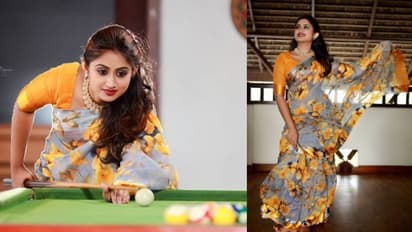 സാരിയിൽ തിളങ്ങി പുത്തൻ ഫോട്ടോഷൂട്ട്; ചിത്രങ്ങൾ പങ്കുവച്ച് സ്വാതി