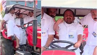 കർഷകർക്ക് പിന്തുണയുമായി തൃശൂർ നഗരത്തിൽ ഐഎൻടിയുസിയുടെ ട്രാക്ടർ റാലി, ഉദ്ഘാടനം ചെയ്ത് ടിഎൻ പ്രതാപൻ