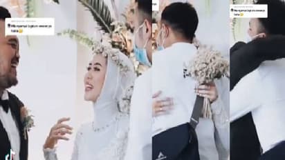 വിവാഹത്തിനെത്തിയ മുൻകാമുകനെ ആലിംഗനം ചെയ്ത് സ്വീകരിച്ച് വധു; കയ്യടിച്ച് സോഷ്യല് മീഡിയ!