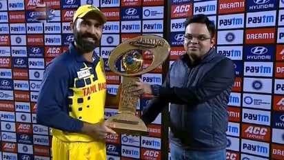 SMAT 2021 విజేత తమిళనాడు... 14 ఏళ్ల తర్వాత టైటిల్ గెలిచిన దినేశ్ కార్తీక్...