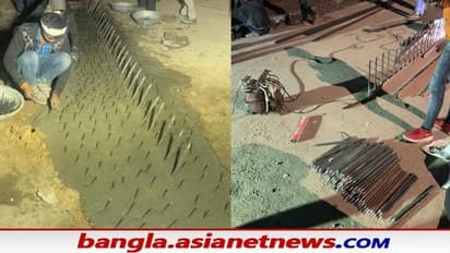 পেরেক, সিমেন্টের দেওয়াল, ড্রোনের ব্যবহার, আন্দোলনের কৃষকদের জন্য 'দুর্ভেদ্য' দিল্লি