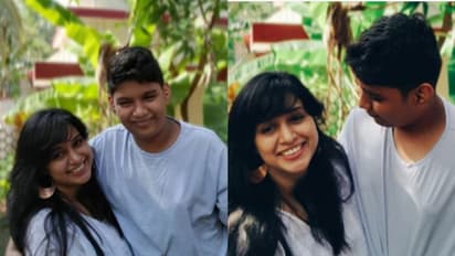 പുത്തൻ ലുക്കിൽ മകനൊപ്പം സംയുക്ത വർമ്മ, ചിത്രങ്ങള്‍ വൈറല്‍