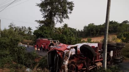 ರಾ. ಹೆದ್ದಾರಿ 75ರ ಸೂರಿಕುಮೇರು ಬಳಿ ಗ್ಯಾಸ್ ಟ್ಯಾಂಕರ್ ಪಲ್ಟಿ: ಸಂಚಾರ ಅಸ್ತವ್ಯಸ್ತ!