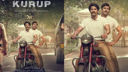 കാക്കി പാന്റ്സും വെള്ള ടിഷർട്ടും ധരിച്ച് ദുൽഖറും സണ്ണി വെയ്നും; ശ്രദ്ധനേടി 'കുറുപ്പി'ന്റെ പുതിയ പോസ്റ്റർ