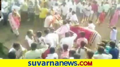 ಮಂಡ್ಯ : ದೇಗುಲದಲ್ಲಿ ಪವಾಡ ಸೃಷ್ಟಿಸಿದ ಬಸವಪ್ಪ