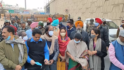 Farmers’ protest: Shocked to see treatment meted out to farmers, say Opposition MPs visiting protest site