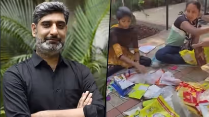 Pune’s Nandan shows how he effectively deals with plastic by recycling it