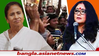 জোড়াবাগানে মৃতার বাড়িতে রাজ্যের মন্ত্রী, বাইরে মমতার পদত্যাগের দাবি জানালেন অগ্নিমিত্রা