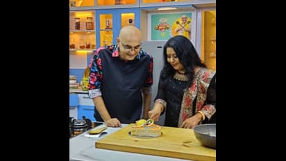 ಬೊಂಬಾಟ್ ಭೋಜನ ಕಾರ್ಯಕ್ರಮದಲ್ಲಿ ಪತ್ನಿ ಗೀತಾ ಹುಟ್ಟುಹಬ್ಬ; ನಟಿ ಮಯೂರಿ ಬಯಕೆಯೆ ಸ್ವೀಟ್ ರೆಡಿ!