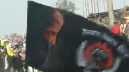 ರೈತರ ಚಕ್ಕಾ ಜಾಮ್ ಪ್ರತಿಭಟನೆ ನಡುವೆ ಹಾರಾಡಿತಾ ಖಲಿಸ್ತಾನ್ ಭಿಂದ್ರನ್ವಾಲೆ ಧ್ವಜ?