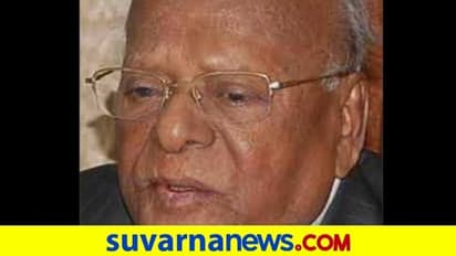 ಮಾಜಿ ಕೇಂದ್ರ ಸಚಿವ ಜಾಲಪ್ಪ ಆಸ್ಪತ್ರೆಗೆ ದಾಖಲು