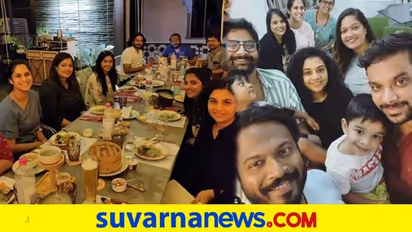 ತಿಂಗಳ ನಂತರ ಸ್ನೇಹಿತರ ಜೊತೆ ಕಾಣಿಸಿಕೊಂಡ ಮೇಘನಾ ರಾಜ್!