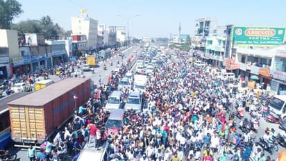 ತಮಿಳುನಾಡಿಗೆ ತೆರಳಿದ ಶಶಿಕಲಾ: ಬೆಂಗ್ಳೂರಲ್ಲಿ ಕಿ.ಮೀ.ಗಟ್ಟಲೇ ಟ್ರಾಫಿಕ್‌ ಜಾಮ್‌